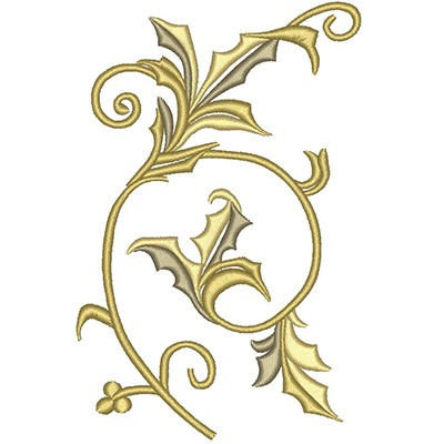 Matriz de matriz Matriz De Bordado Folhagem Para Barrado 2
